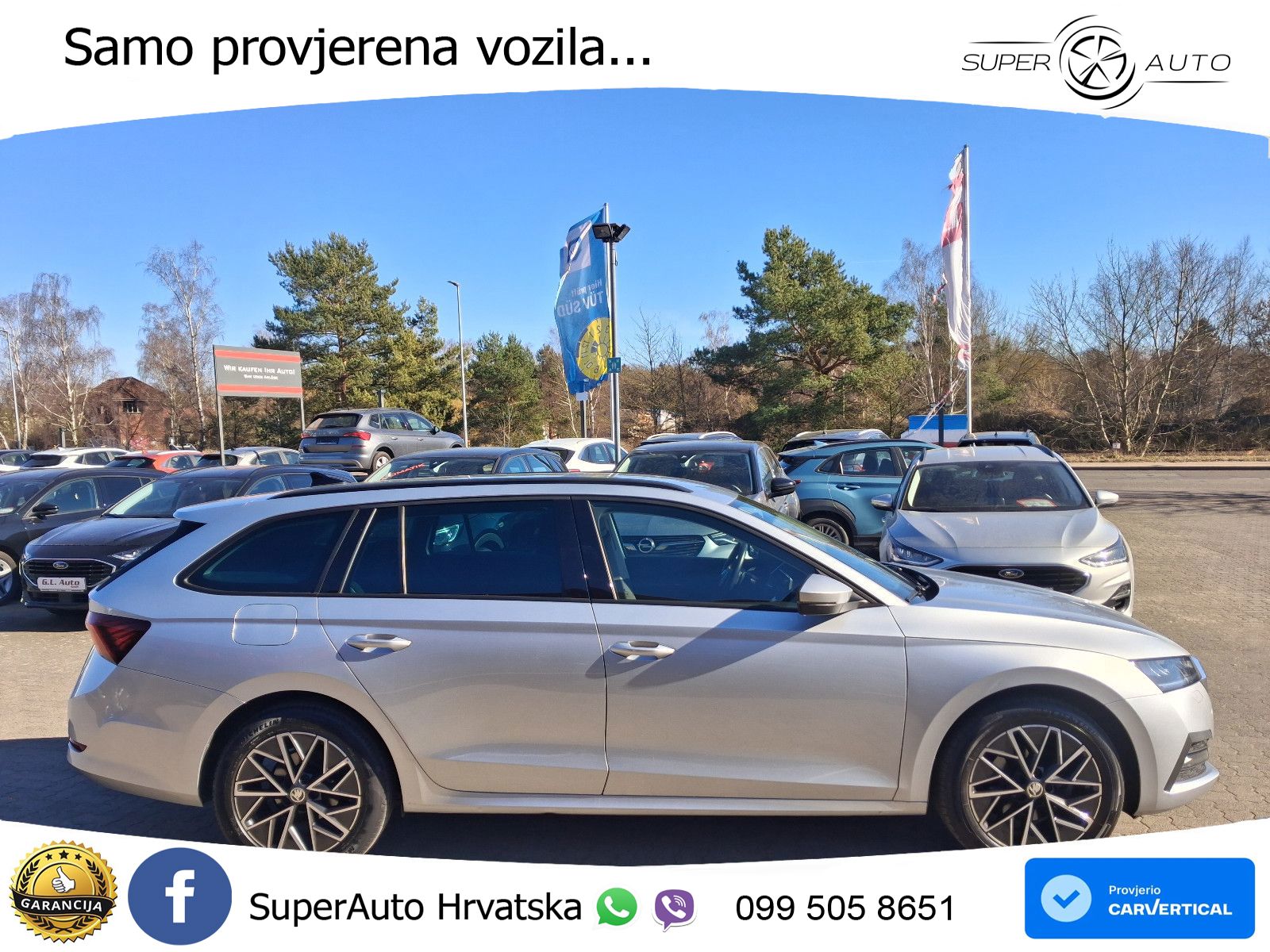 Škoda Octavia Combi 2.0 TDI (150 KS) DSG LED+GR SJED+ACC