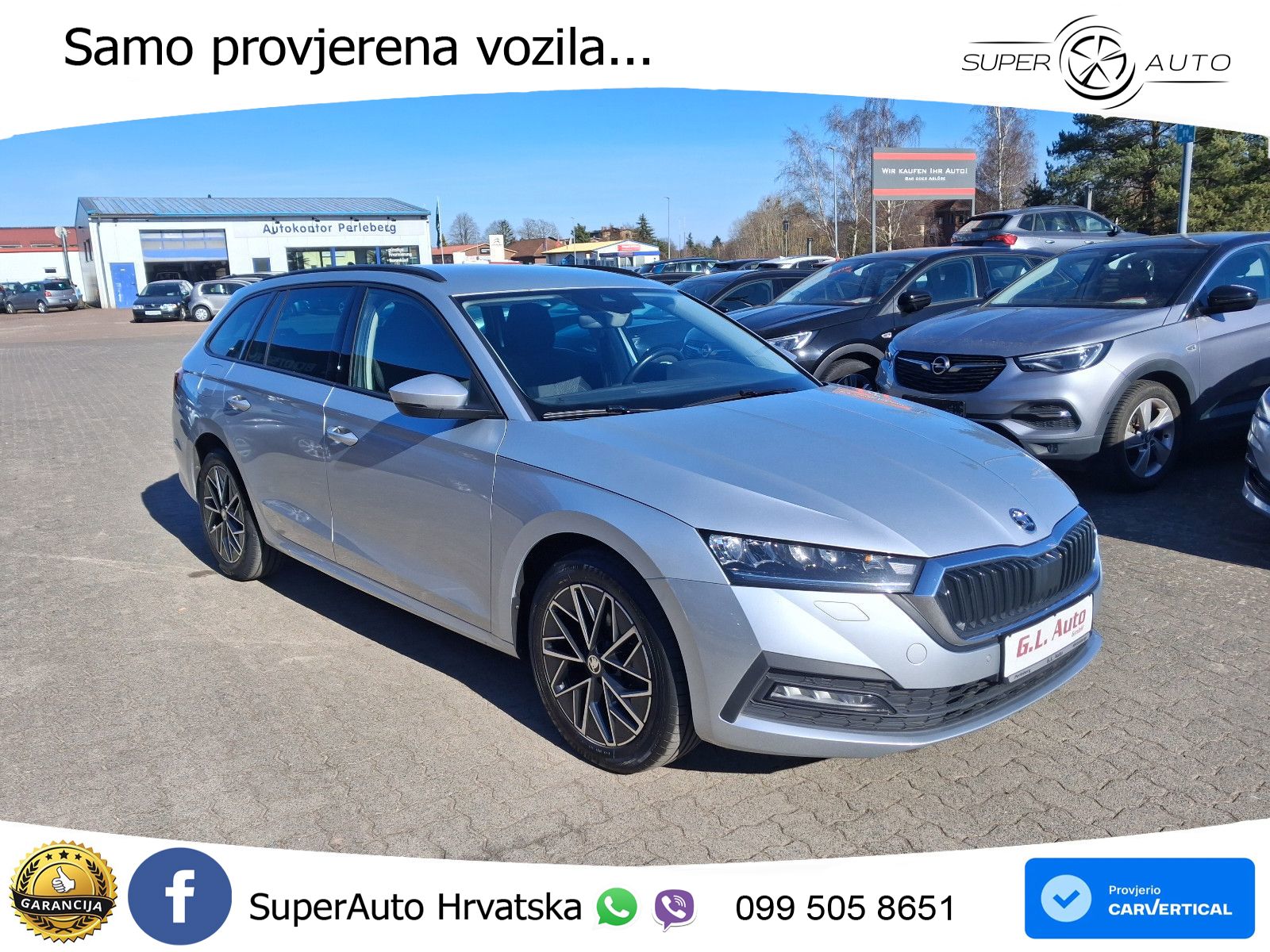 Škoda Octavia Combi 2.0 TDI (150 KS) DSG LED+GR SJED+ACC
