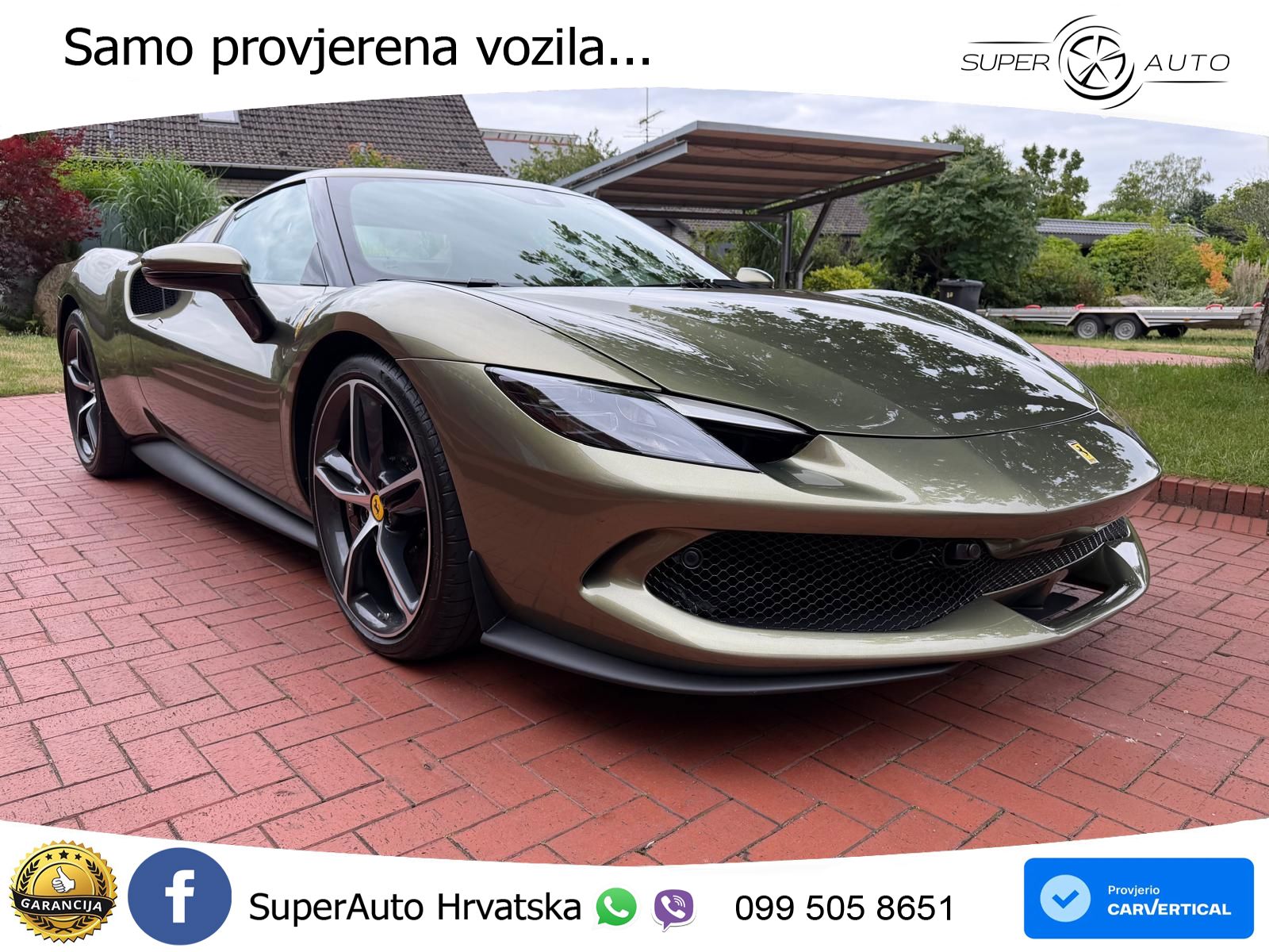 Ferrari 296 GTB 3.0 V6 (830 KS) F1 DCT