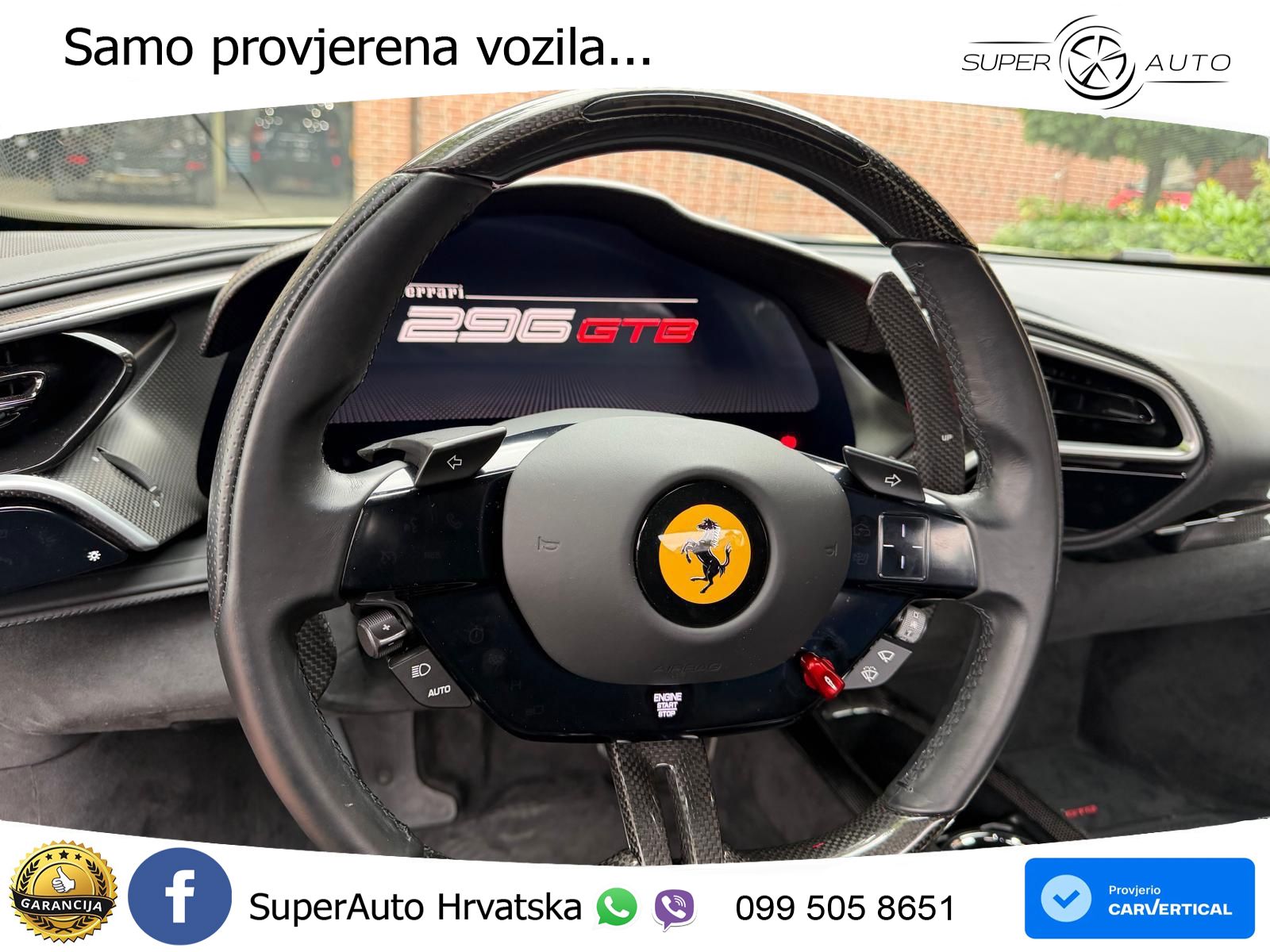 Ferrari 296 GTB 3.0 V6 (830 KS) F1 DCT