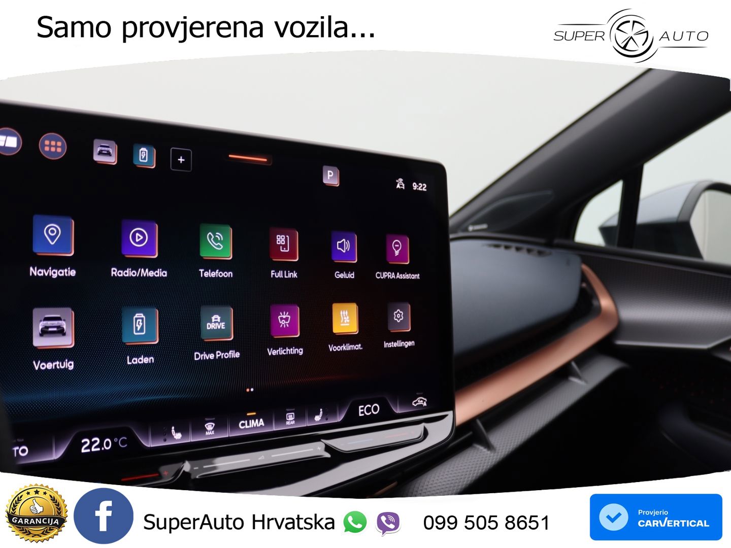 Cupra Tavascan 82 kWh (286 KS) LED+GR SJED+ACC