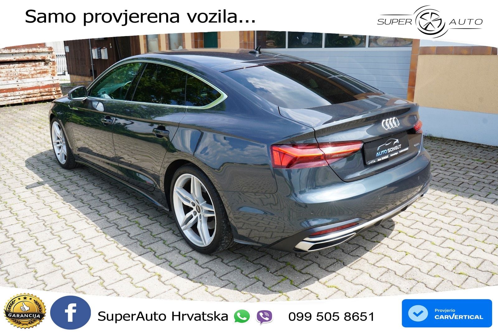 Audi A5 Sportback 45 TFSI (265 KS) quattro S tronic LED+GR SJED+ACC