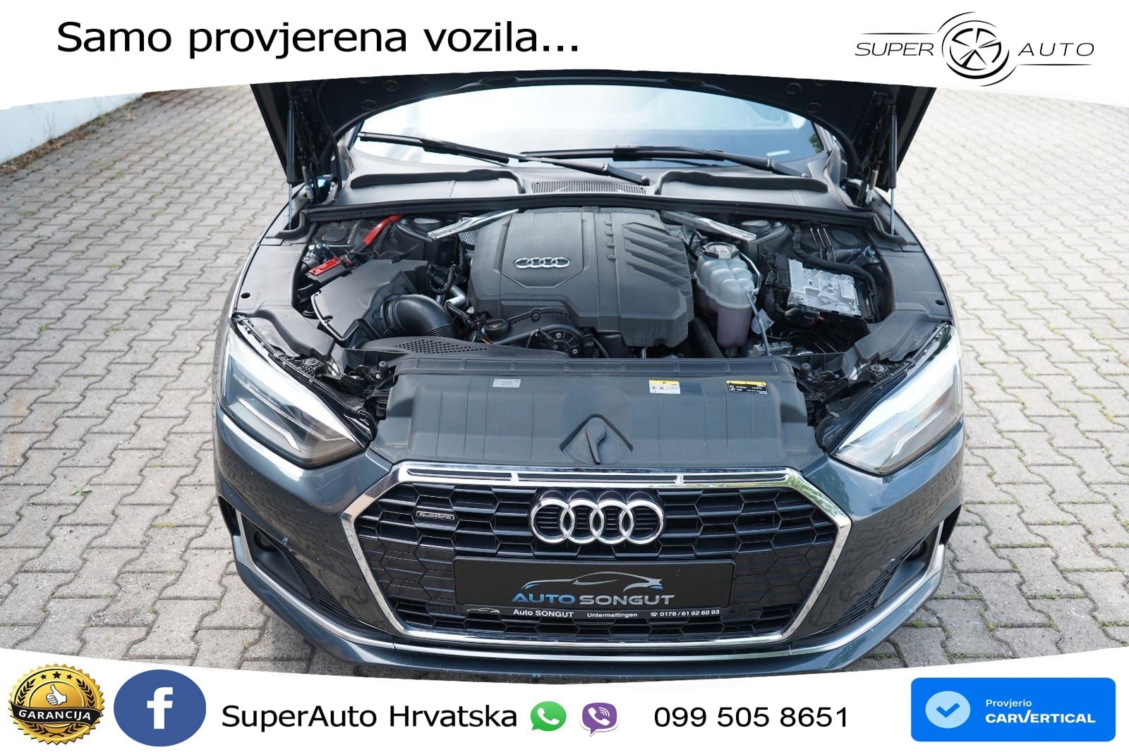 Audi A5 Sportback 45 TFSI (265 KS) quattro S tronic LED+GR SJED+ACC