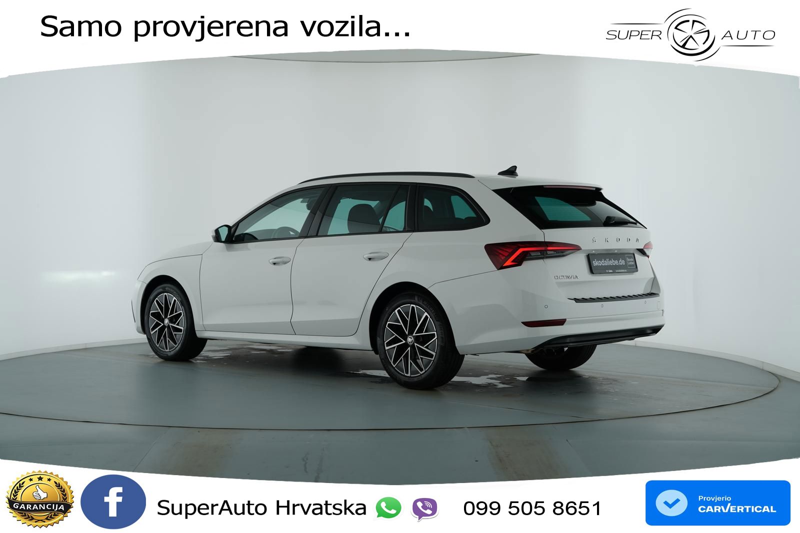 Škoda Octavia Combi 1.5 TSI (150 KS) LED+GR SJED+ACC