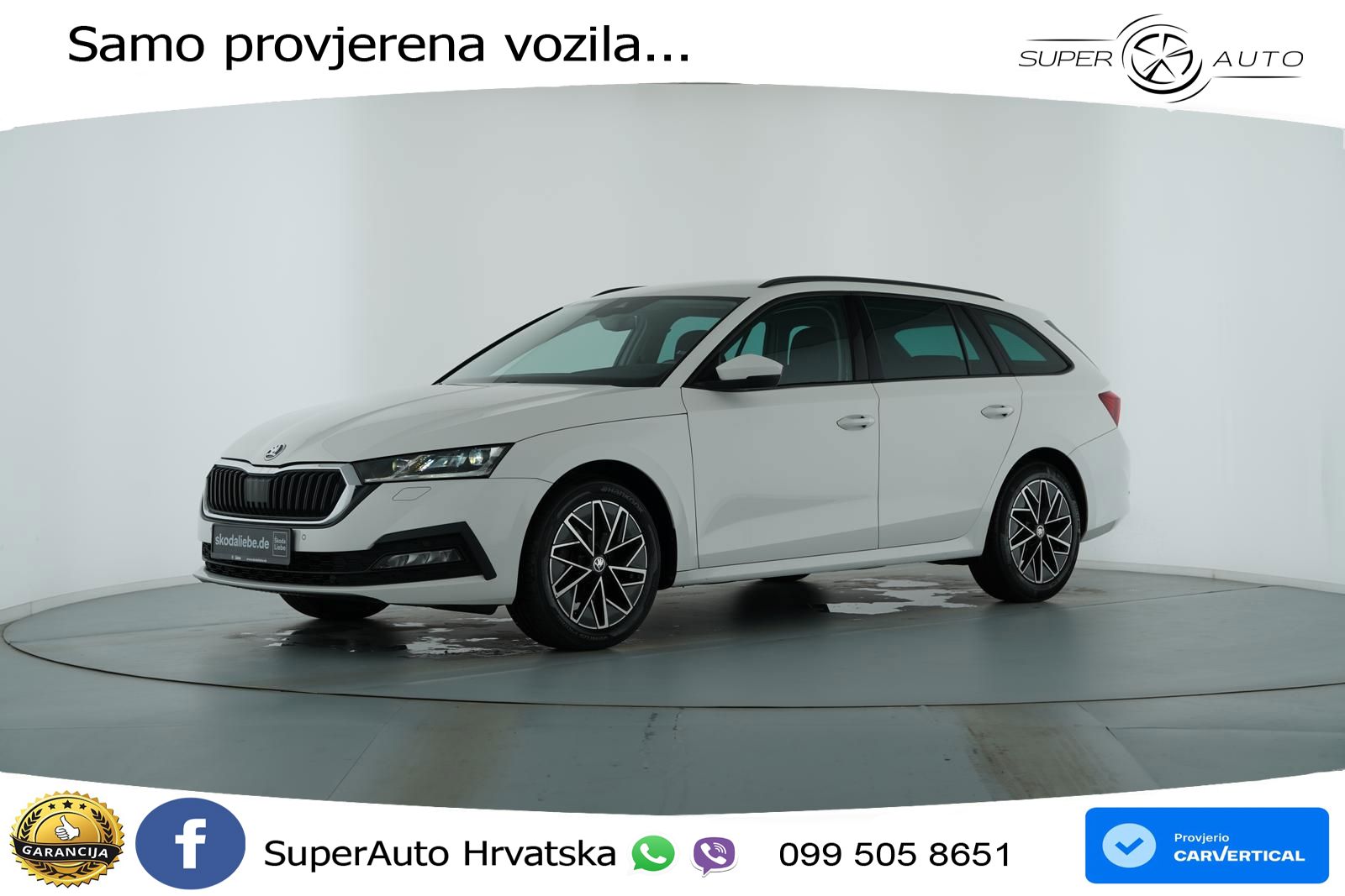Škoda Octavia Combi 1.5 TSI (150 KS) LED+GR SJED+ACC