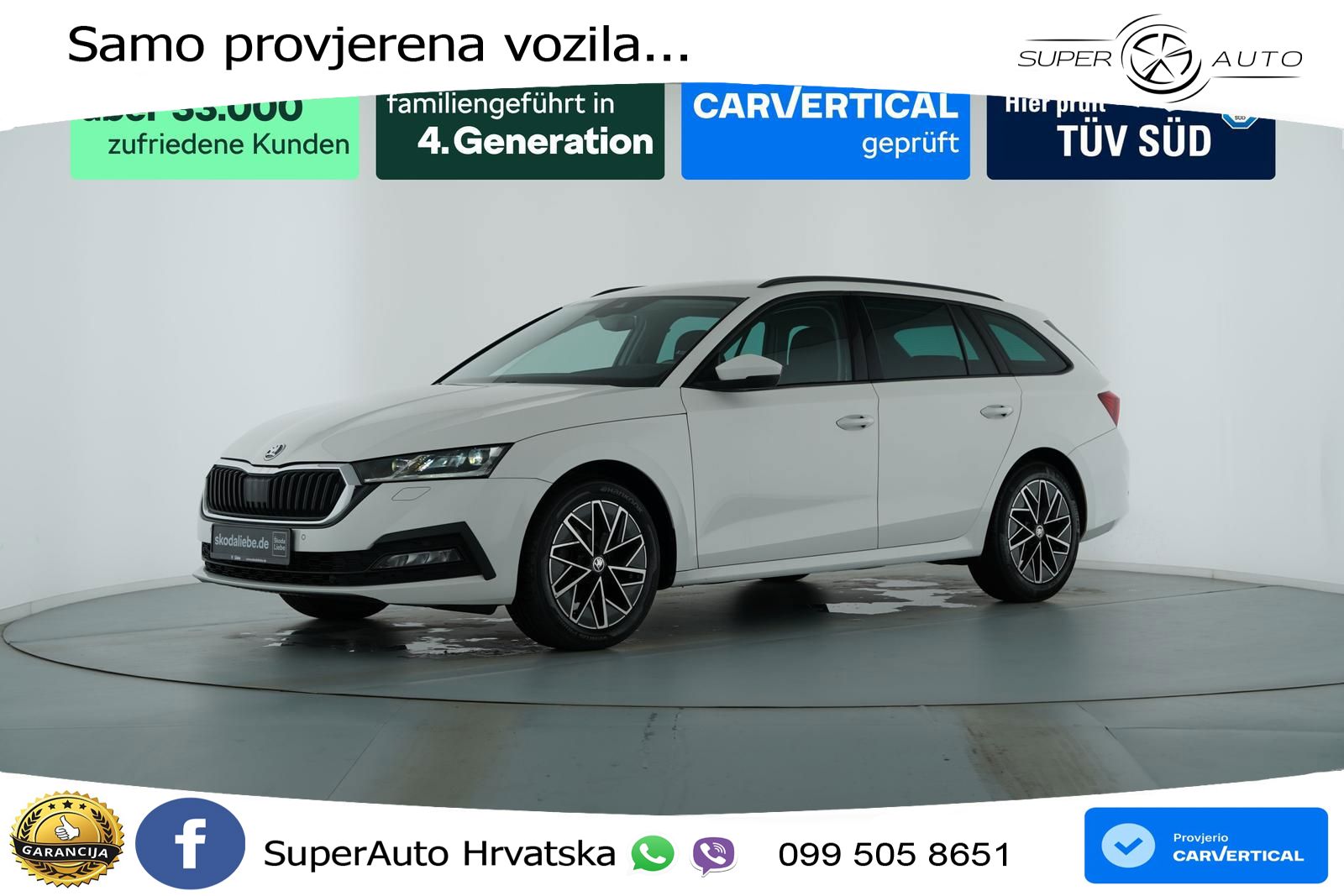 Škoda Octavia Combi 1.5 TSI (150 KS) LED+GR SJED+ACC