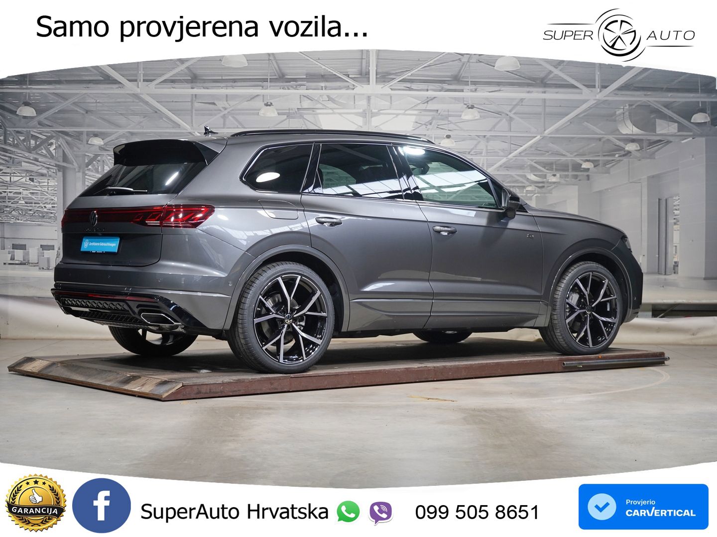 Volkswagen Touareg 3.0 V6 TDI (286 KS) 4MOTION Tiptronic ZRAČNI+ACC+GR SJED+KAM+PANO