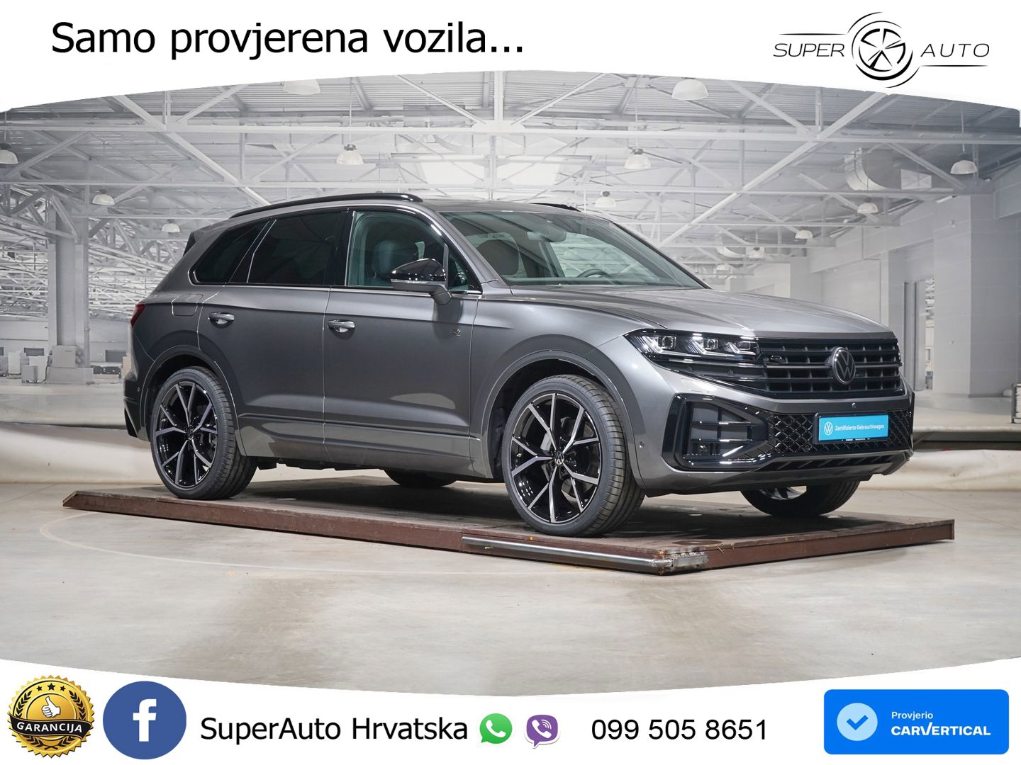 Volkswagen Touareg 3.0 V6 TDI (286 KS) 4MOTION Tiptronic ZRAČNI+ACC+GR SJED+KAM+PANO