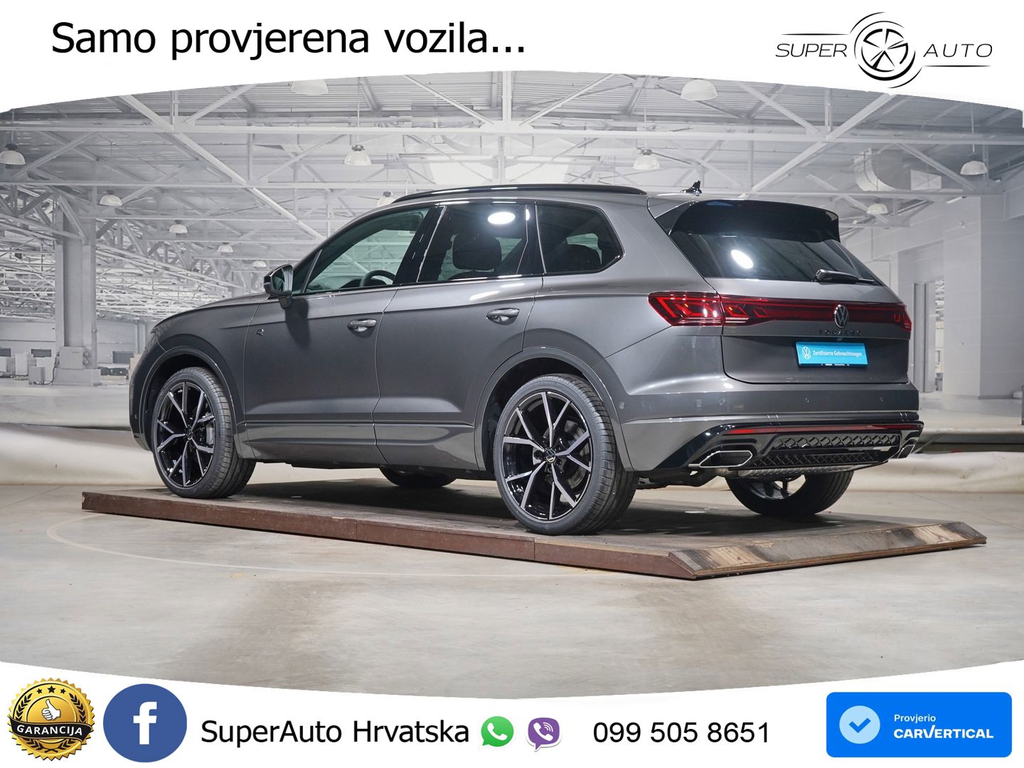 Volkswagen Touareg 3.0 V6 TDI (286 KS) 4MOTION Tiptronic ZRAČNI+ACC+GR SJED+KAM+PANO