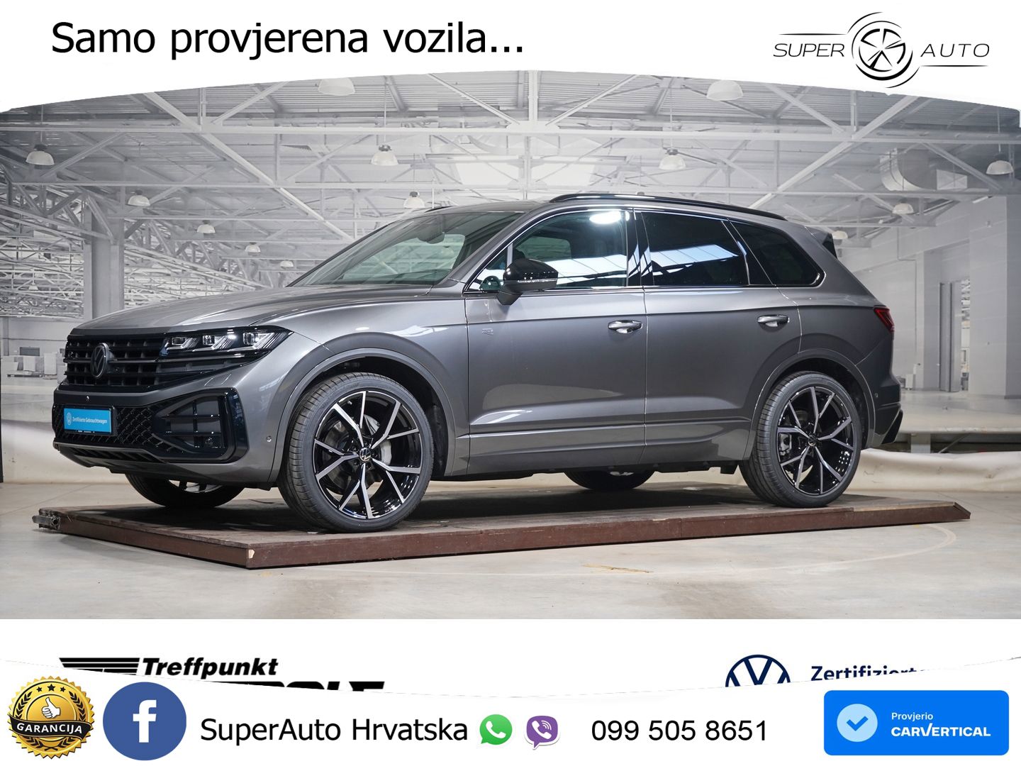 Volkswagen Touareg 3.0 V6 TDI (286 KS) 4MOTION Tiptronic ZRAČNI+ACC+GR SJED+KAM+PANO