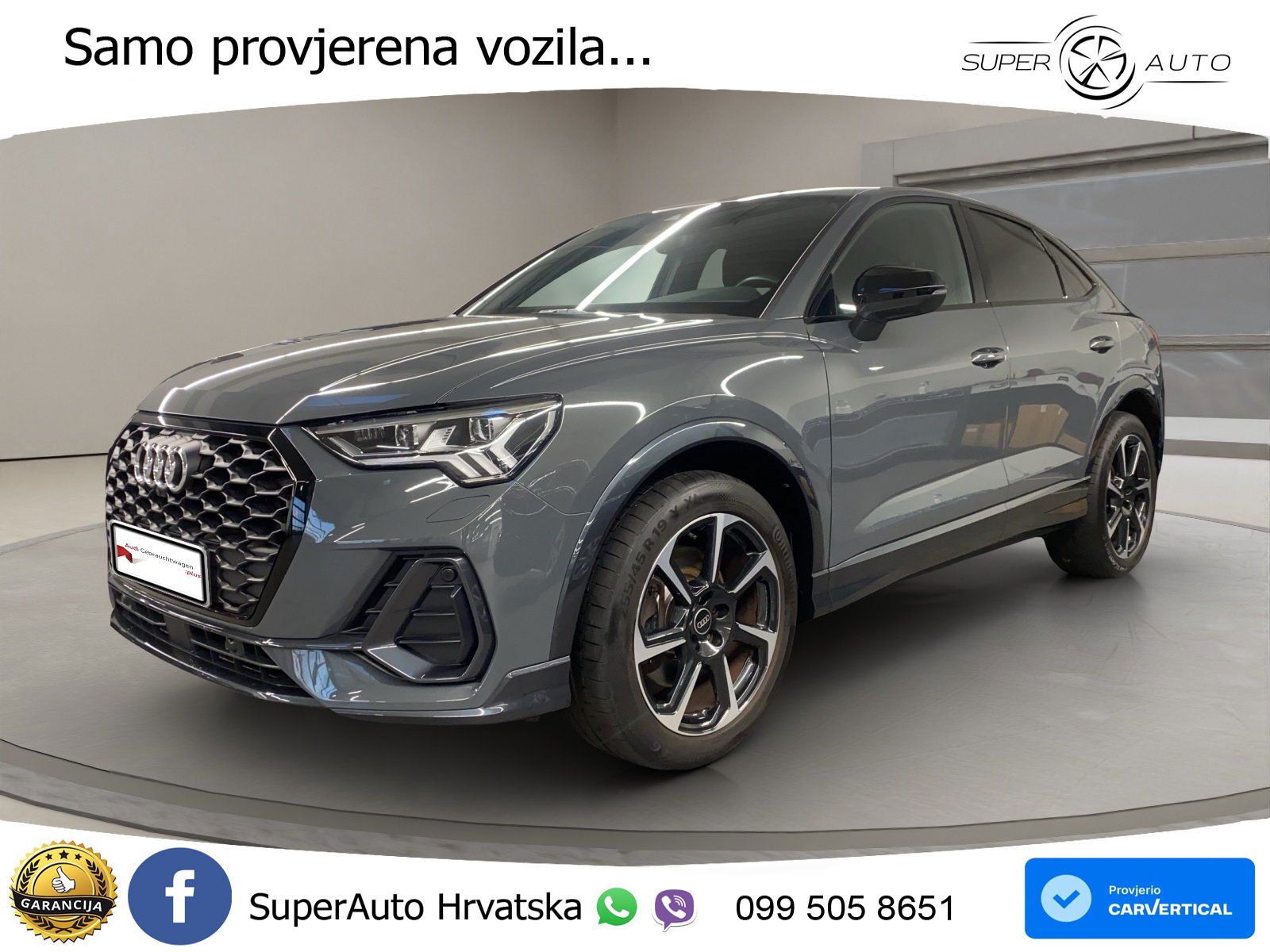 Audi Q3 Sportback 40 TDI (200 KS) quattro S tronic MATRIX+GR SJED+KAM