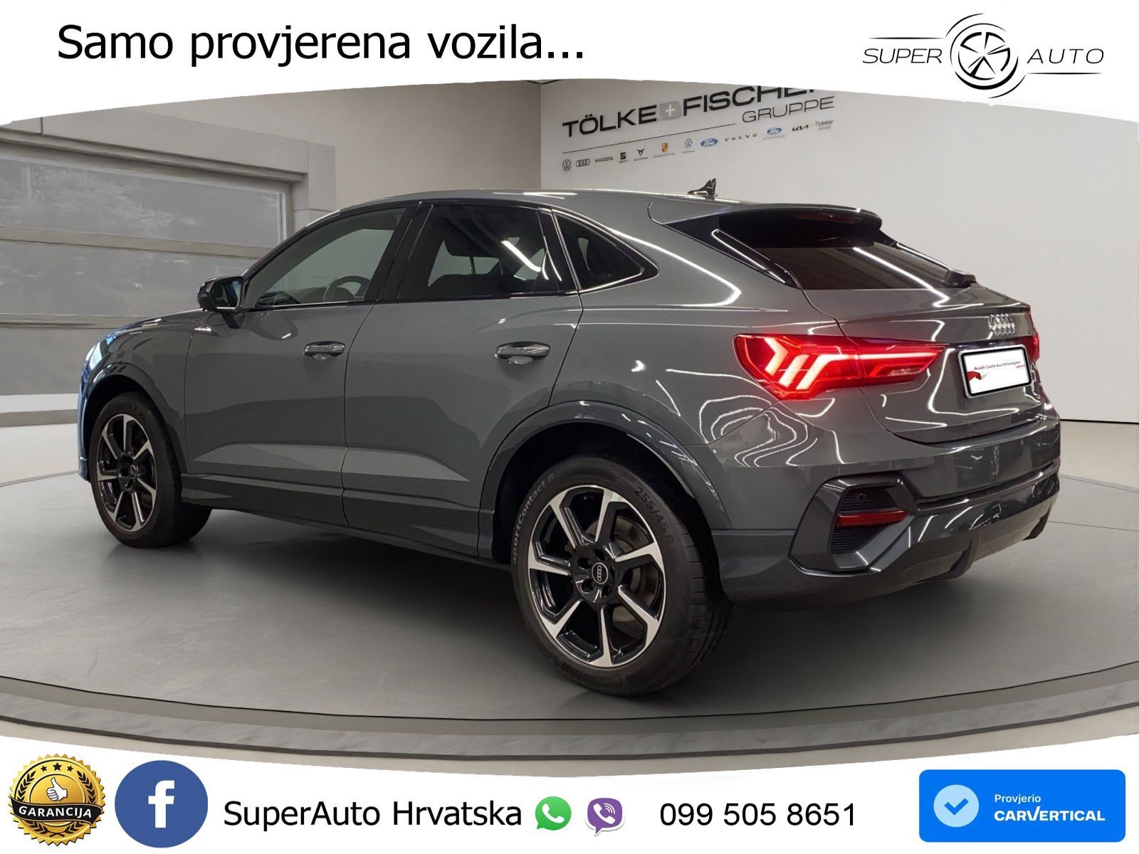 Audi Q3 Sportback 40 TDI (200 KS) quattro S tronic MATRIX+GR SJED+KAM