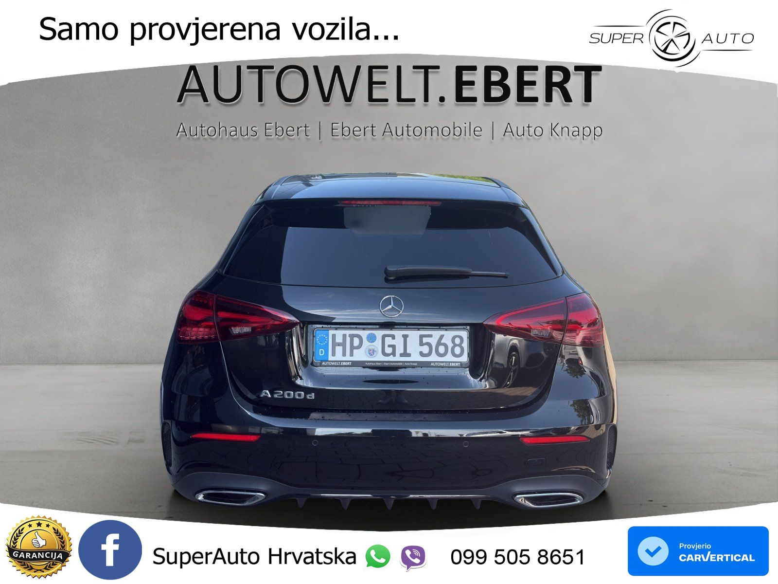 Mercedes-Benz A 200d 8G-DCT AMG LED+GR SJED+ACC