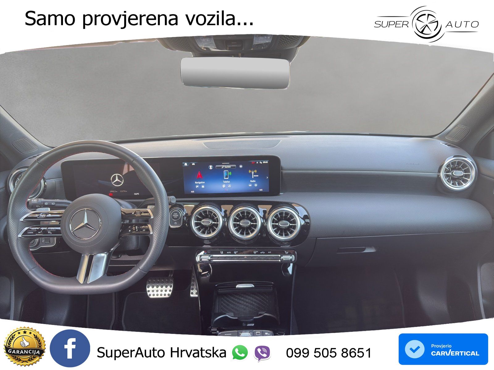 Mercedes-Benz A 200d 8G-DCT AMG LED+GR SJED+ACC