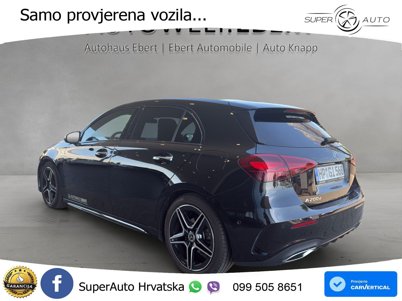 Mercedes-Benz A 200d 8G-DCT AMG LED+GR SJED+ACC
