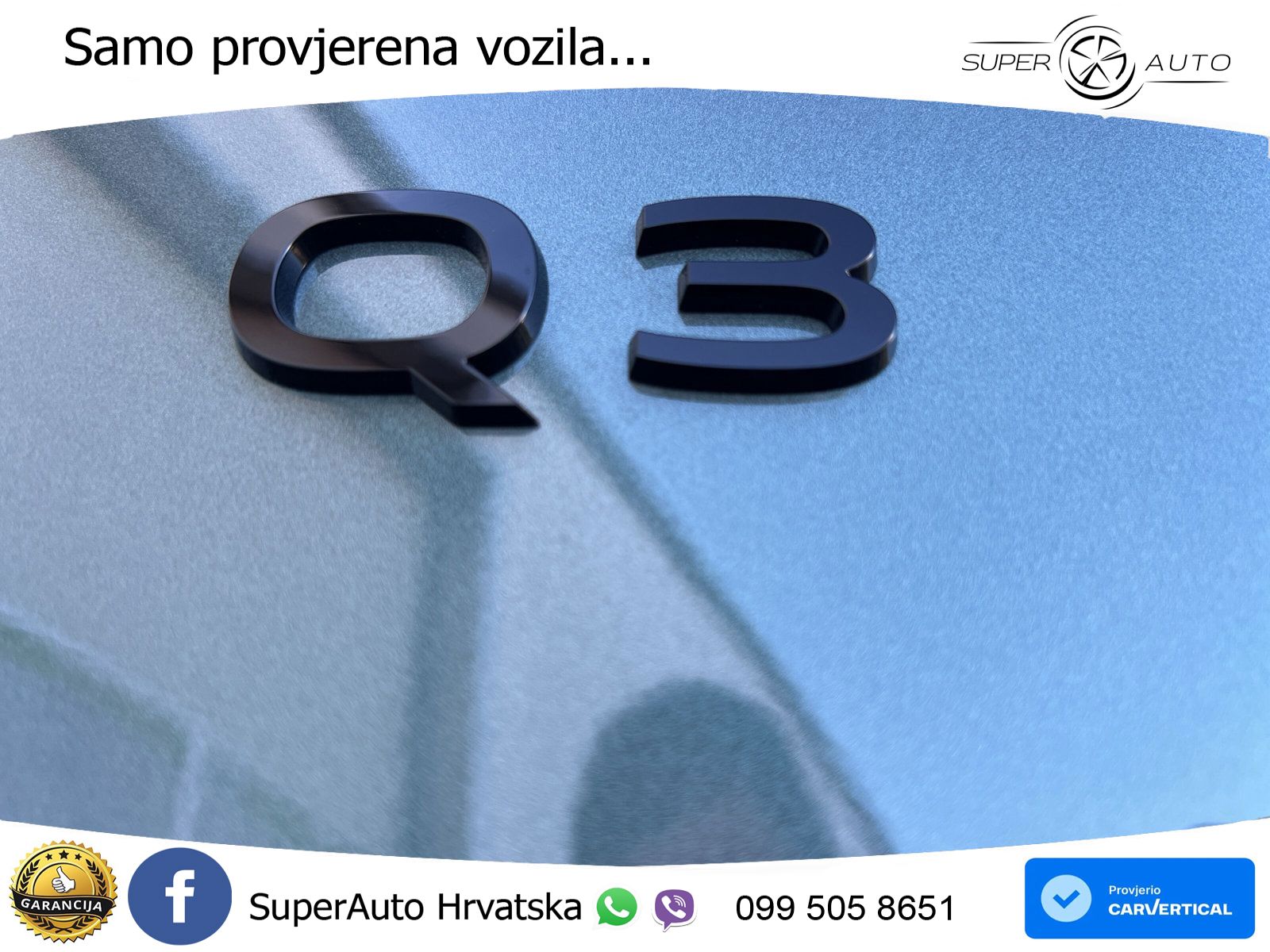 Audi Q3 2.0 TFSI (204 KS) quattro S tronic S line LED+GR SJED+ACC