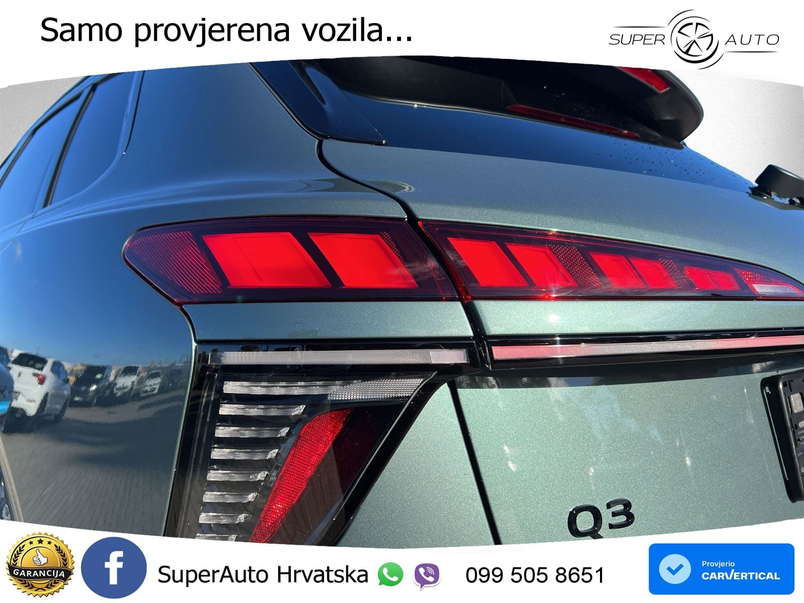 Audi Q3 2.0 TFSI (204 KS) quattro S tronic S line LED+GR SJED+ACC