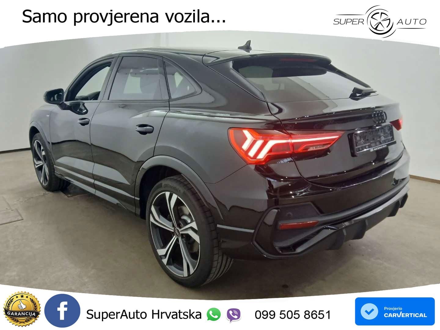 Audi Q3 Sportback 40 TFSI (190 KS) quattro S tronic S line LED+GR SJED+ACC