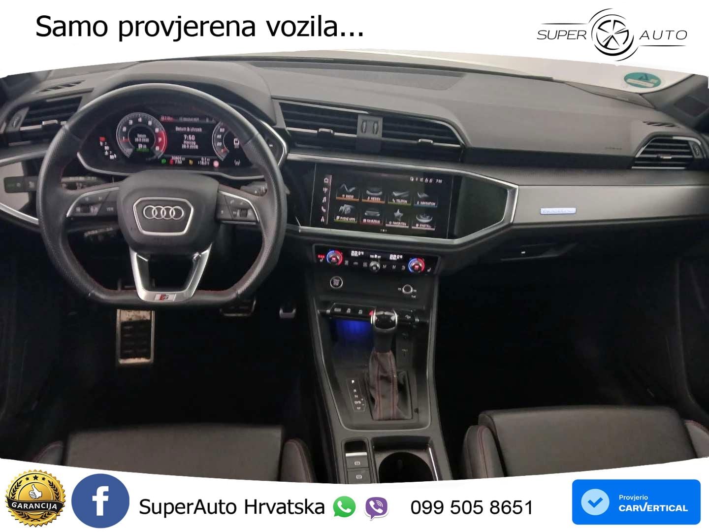 Audi Q3 Sportback 40 TFSI (190 KS) quattro S tronic S line LED+GR SJED+ACC