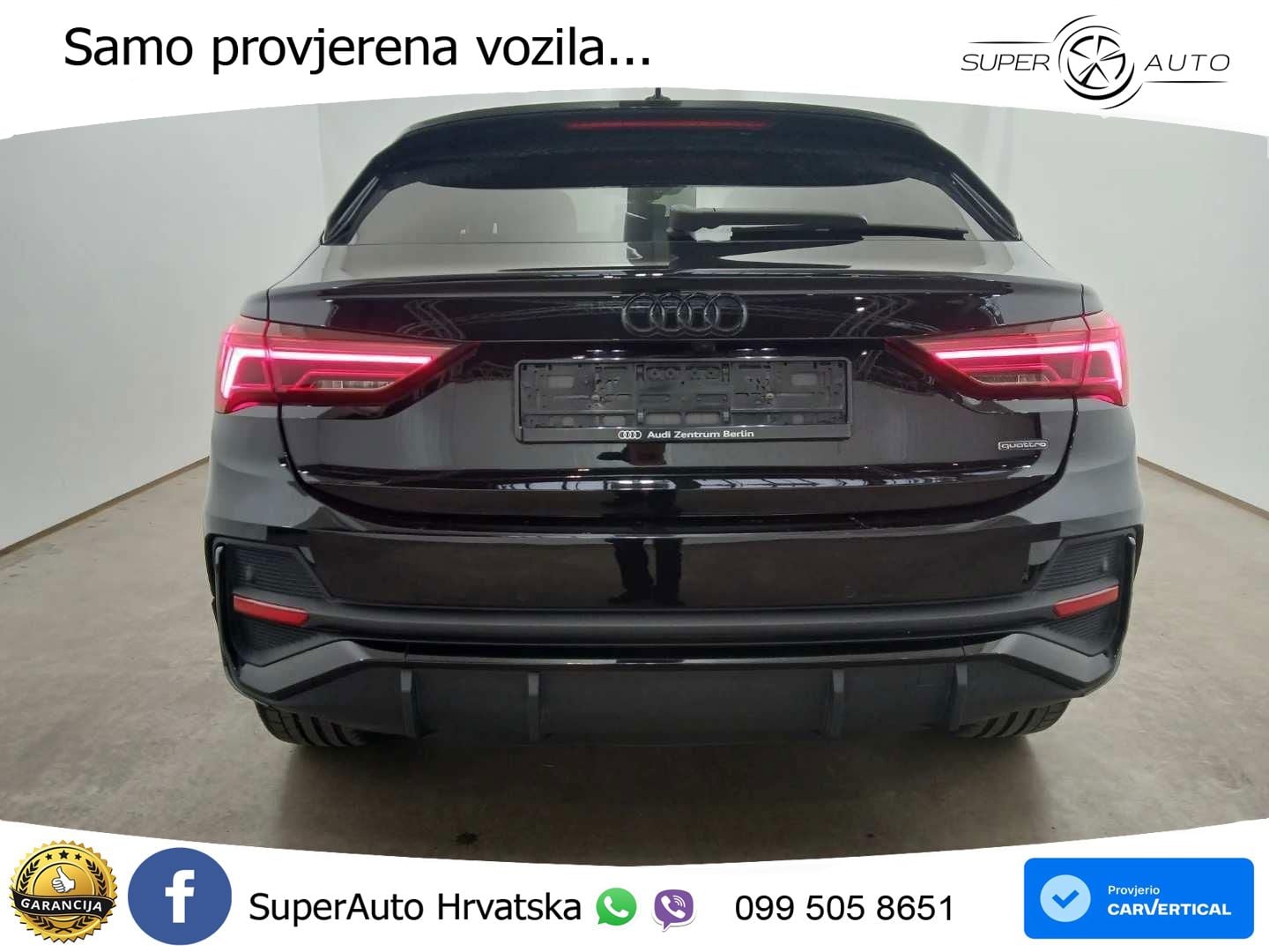 Audi Q3 Sportback 40 TFSI (190 KS) quattro S tronic S line LED+GR SJED+ACC