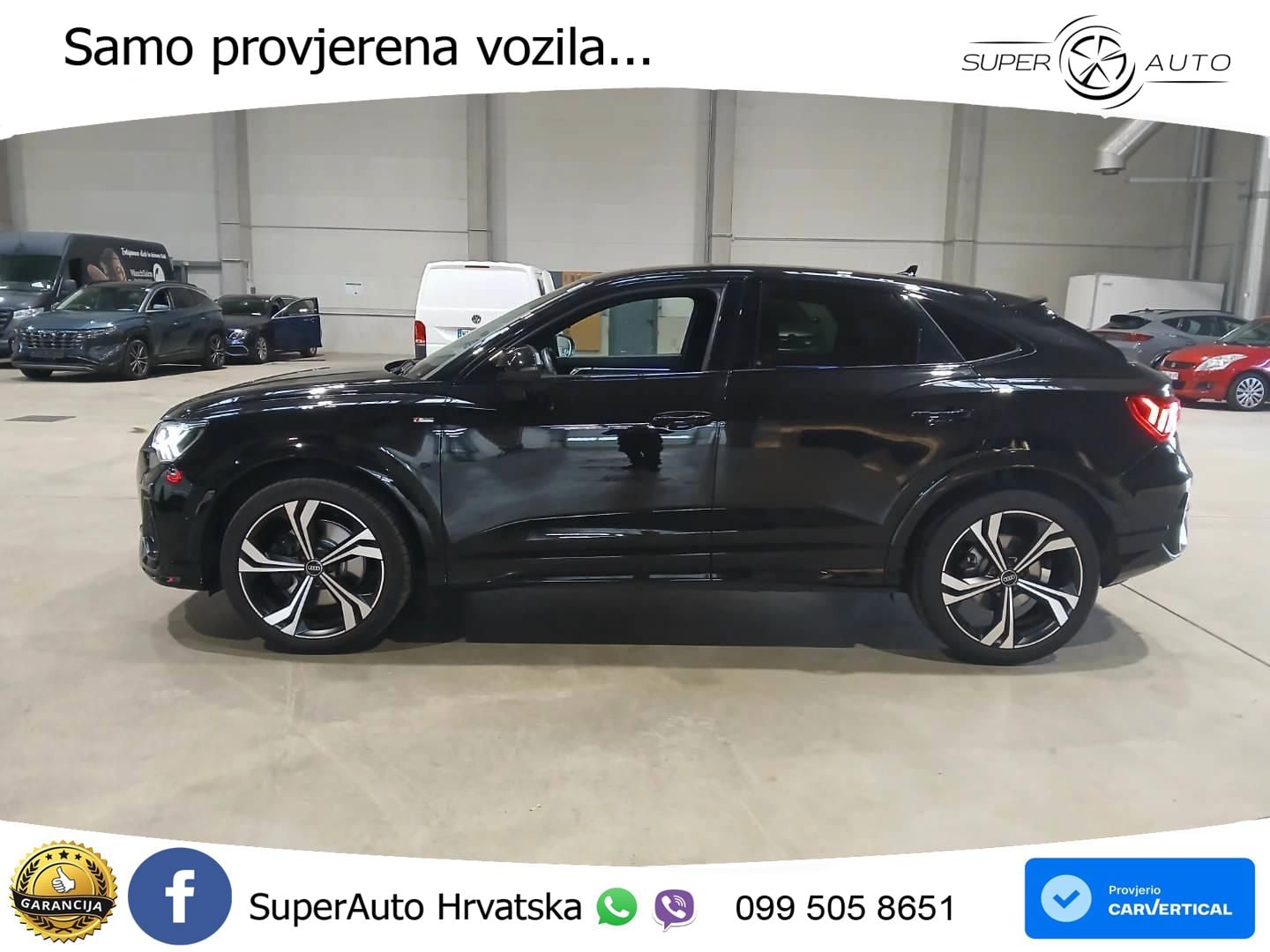 Audi Q3 Sportback 40 TFSI (190 KS) quattro S tronic S line LED+GR SJED+ACC