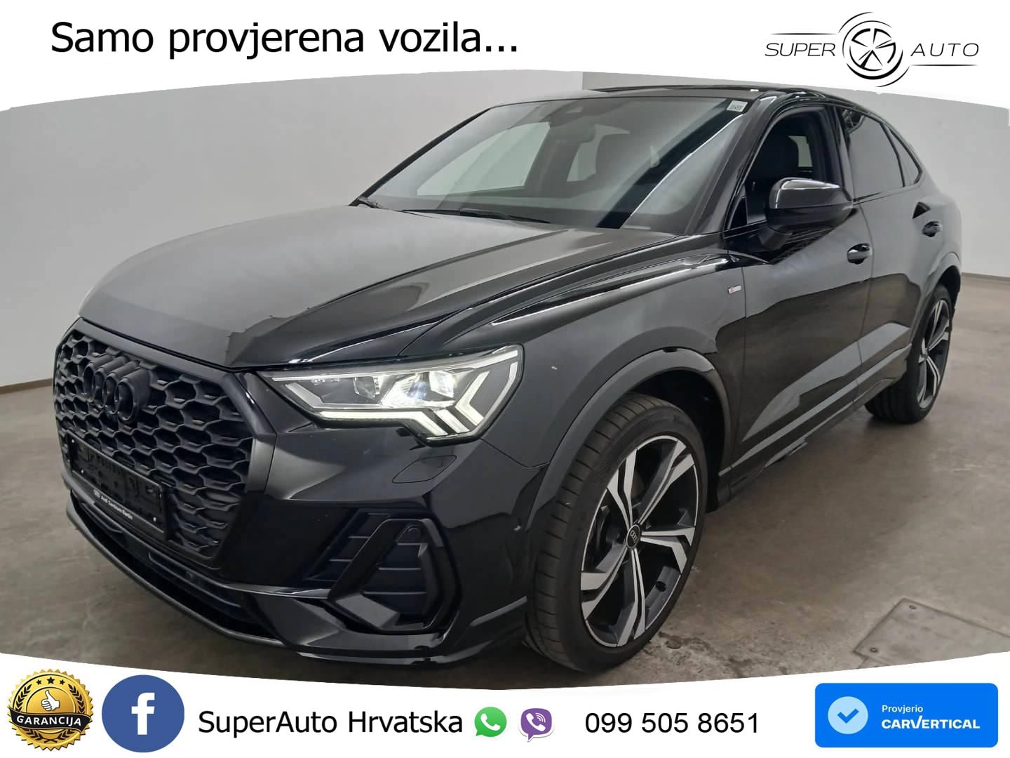 Audi Q3 Sportback 40 TFSI (190 KS) quattro S tronic S line LED+GR SJED+ACC