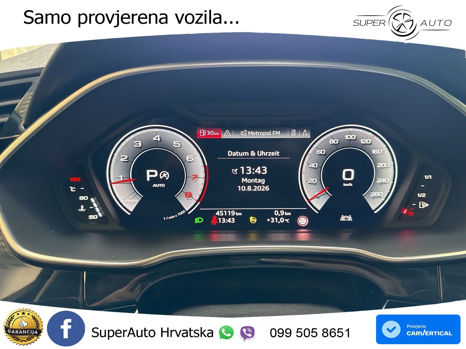 Audi Q3 II Sportback 45 TFSI (245 KS) quattro S tronic S line