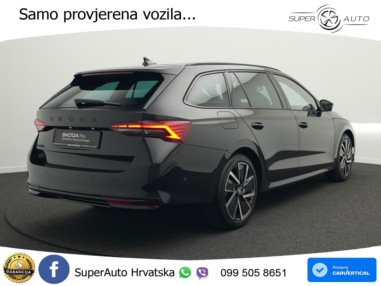 Škoda Octavia Combi 2.0 TDI (150 KS) DSG SportLine LED+GR SJED+ACC