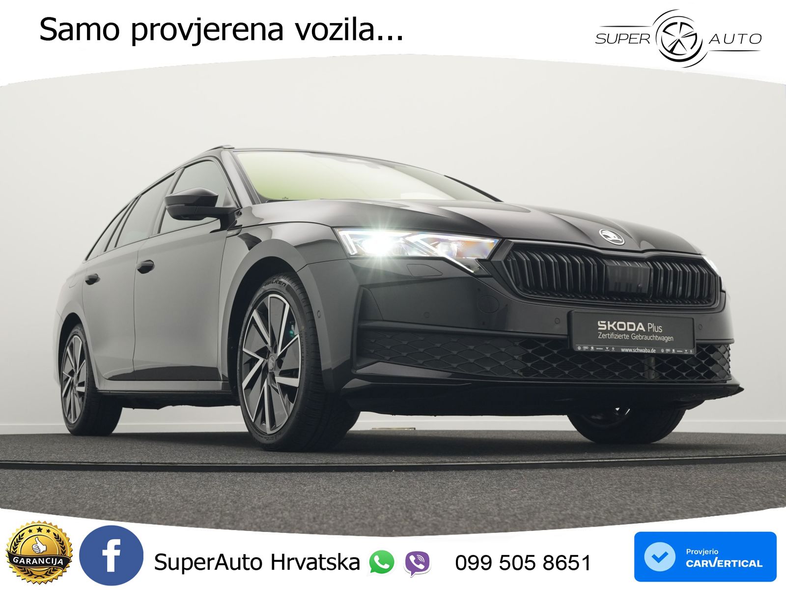 Škoda Octavia Combi 2.0 TDI (150 KS) DSG SportLine LED+GR SJED+ACC