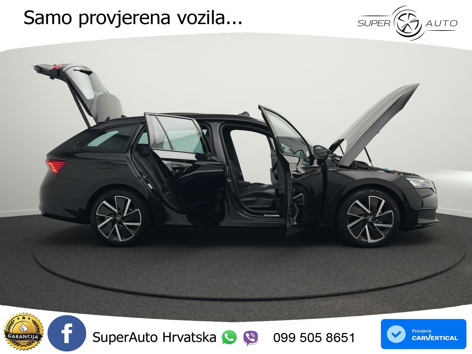 Škoda Octavia Combi 2.0 TDI (150 KS) DSG SportLine LED+GR SJED+ACC