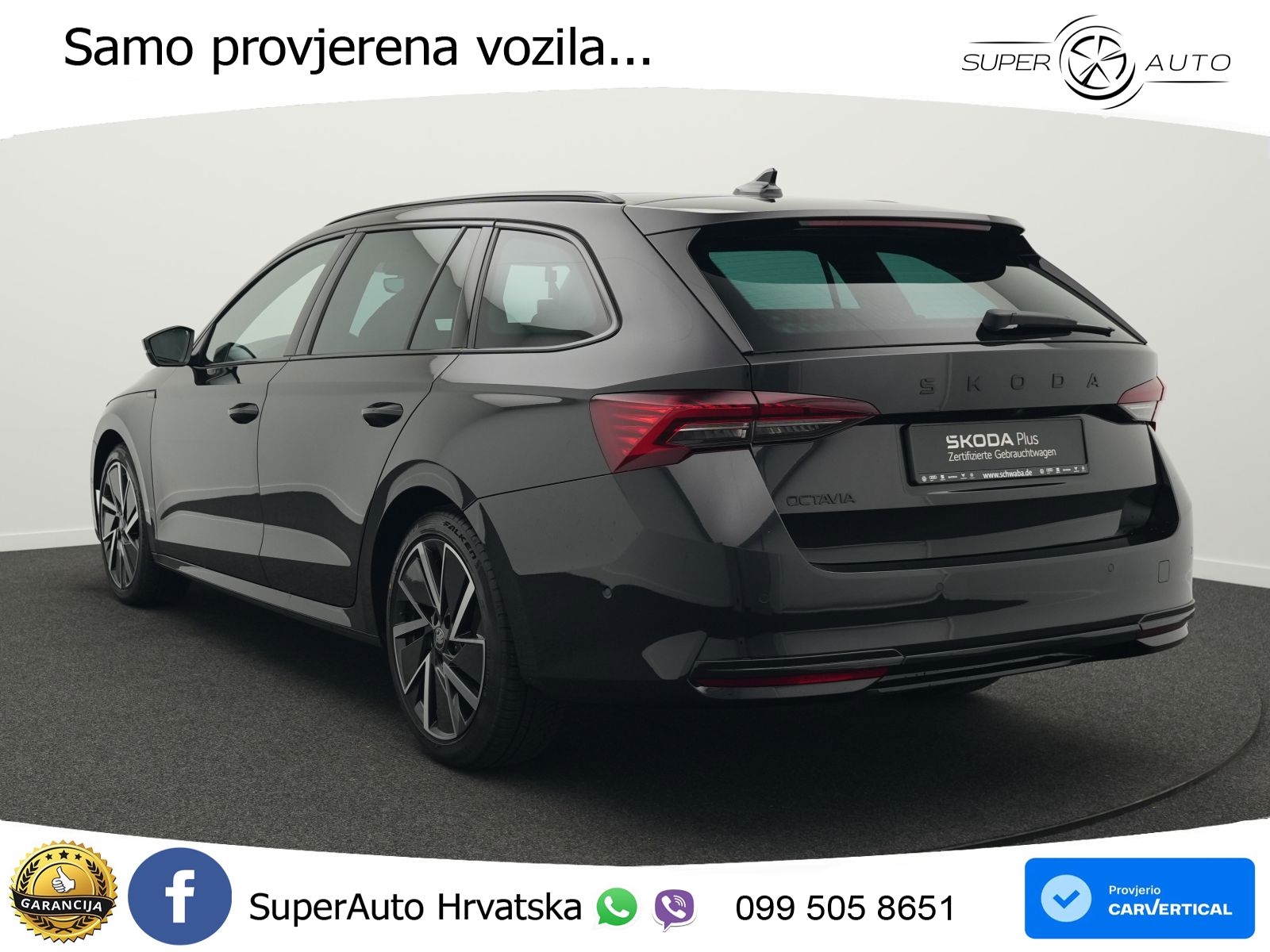 Škoda Octavia Combi 2.0 TDI (150 KS) DSG SportLine LED+GR SJED+ACC