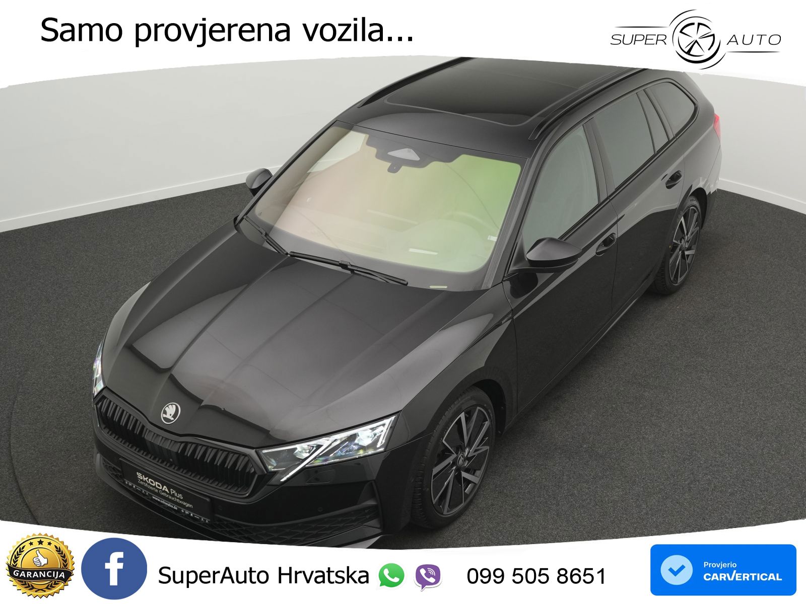 Škoda Octavia Combi 2.0 TDI (150 KS) DSG SportLine LED+GR SJED+ACC