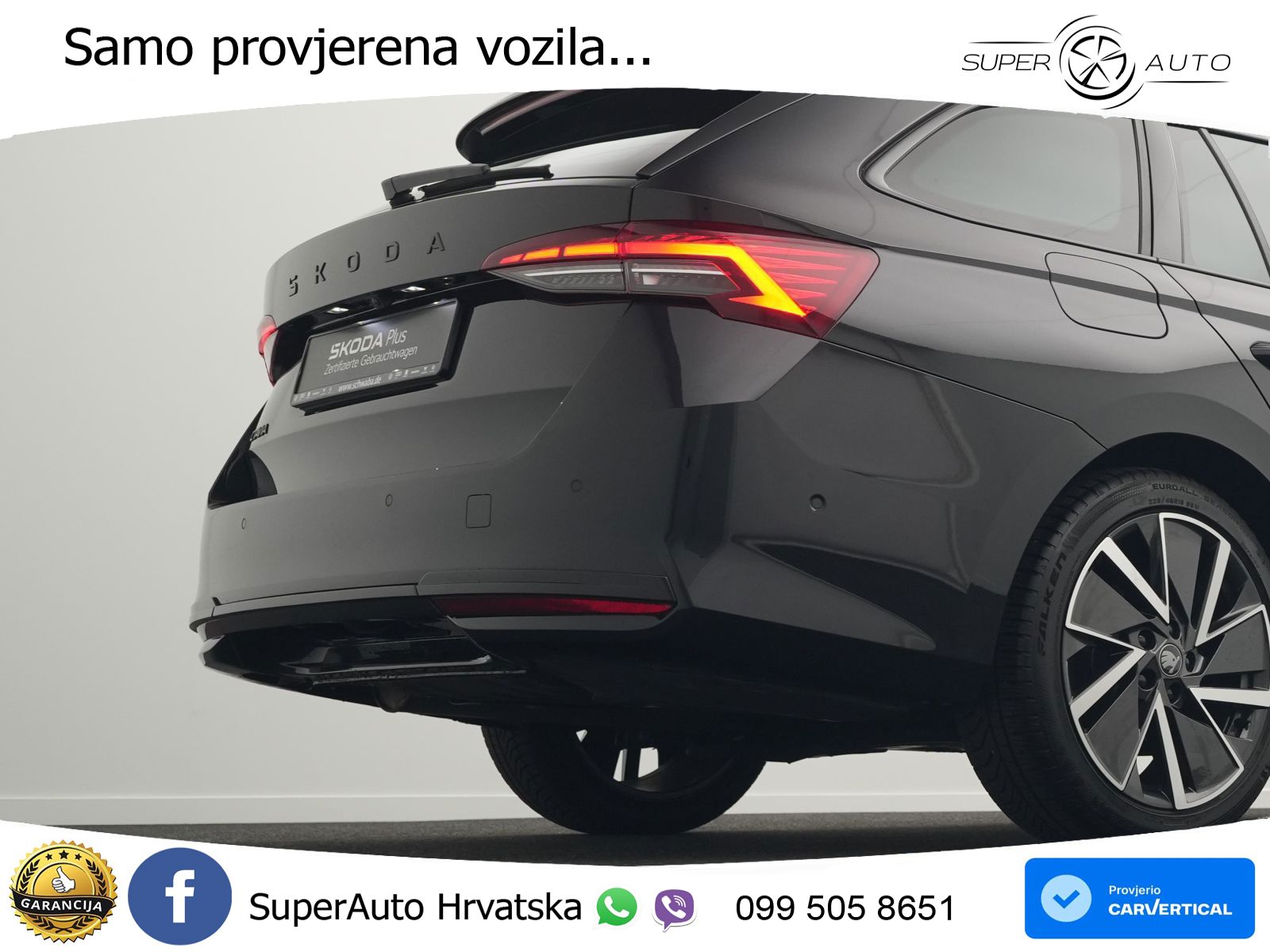 Škoda Octavia Combi 2.0 TDI (150 KS) DSG SportLine LED+GR SJED+ACC