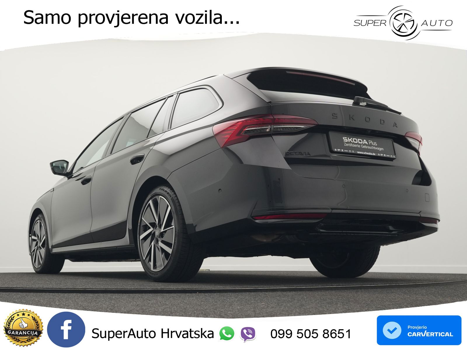 Škoda Octavia Combi 2.0 TDI (150 KS) DSG SportLine LED+GR SJED+ACC