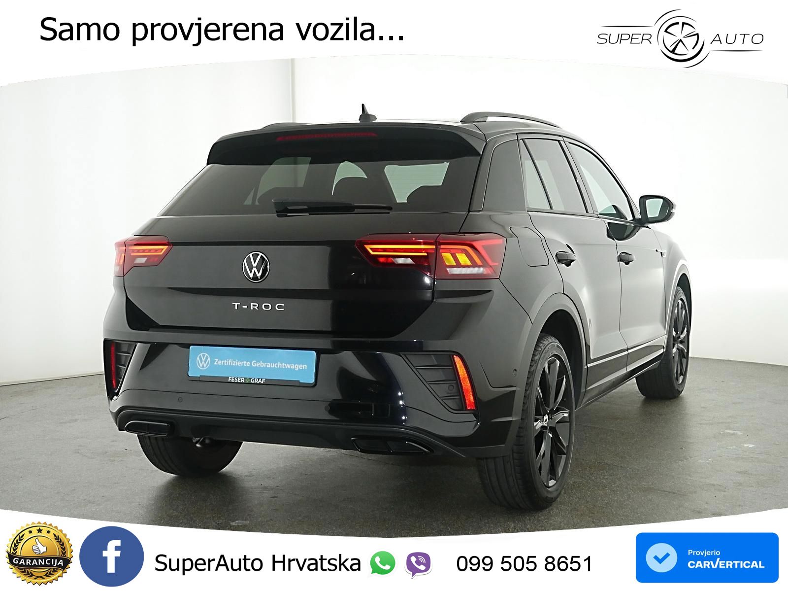 Volkswagen T-Roc 1.5 TSI (150 KS) DSG R-Line LED+GR SJED+ACC