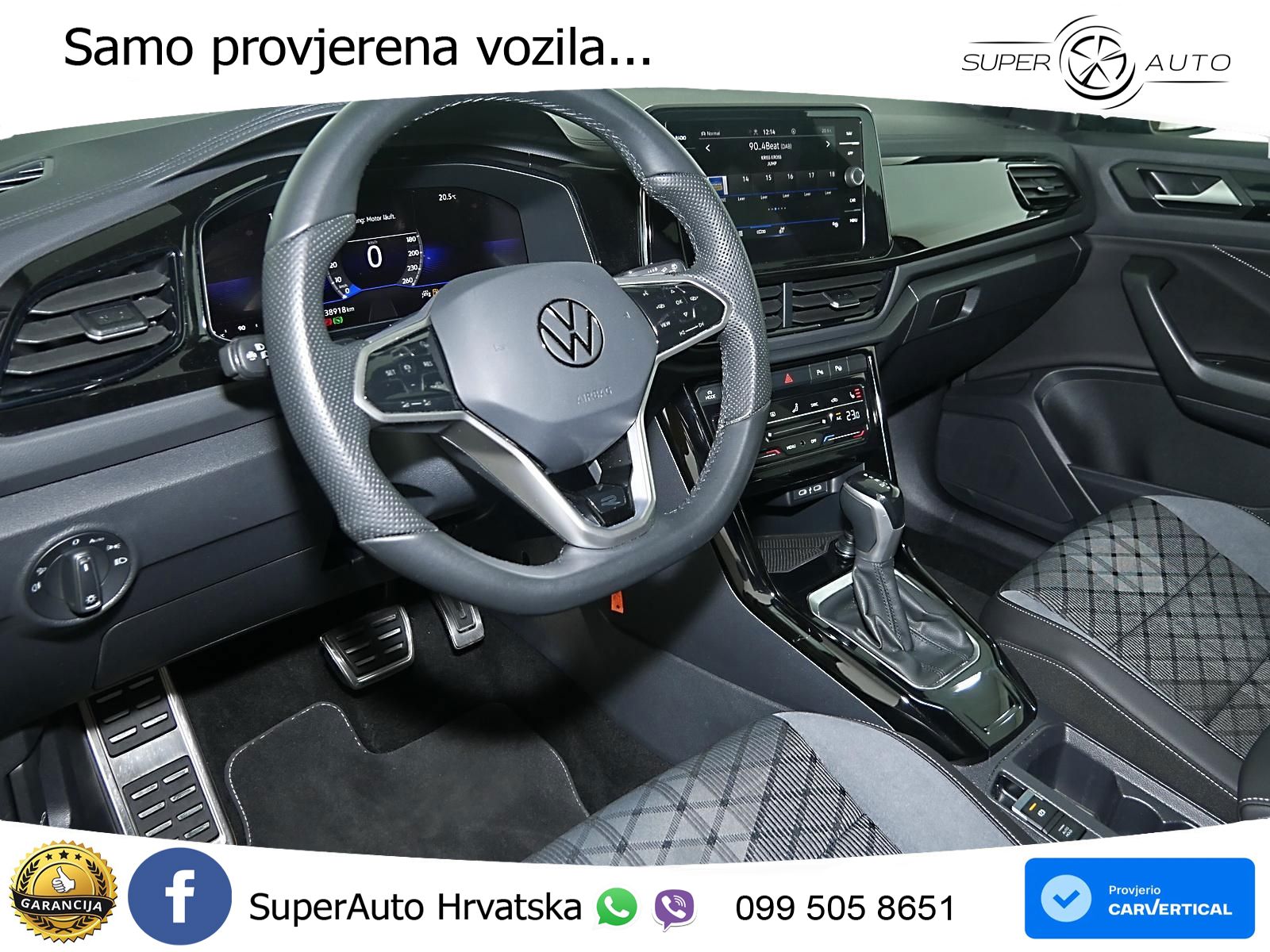 Volkswagen T-Roc 1.5 TSI (150 KS) DSG R-Line LED+GR SJED+ACC