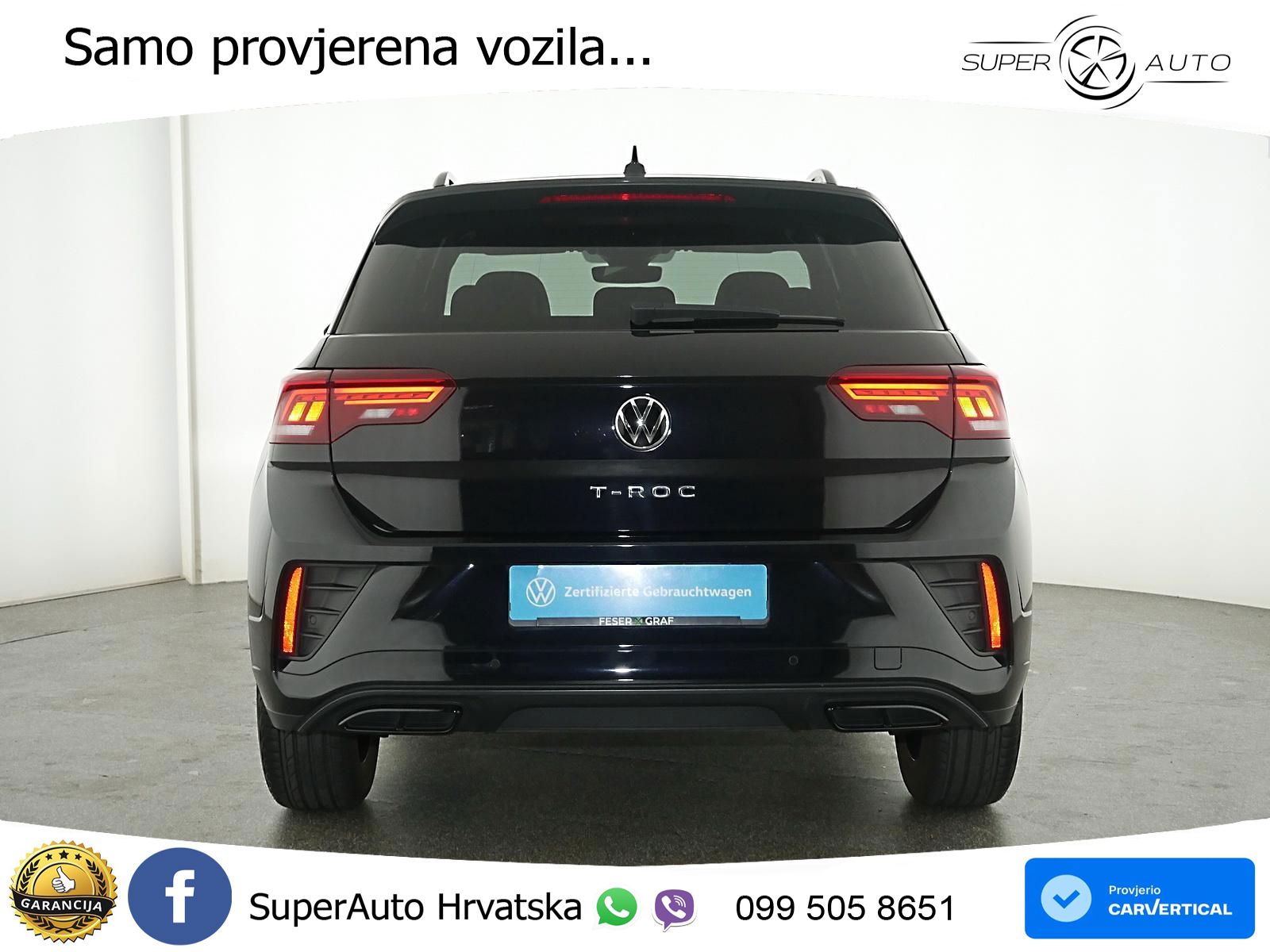 Volkswagen T-Roc 1.5 TSI (150 KS) DSG R-Line LED+GR SJED+ACC