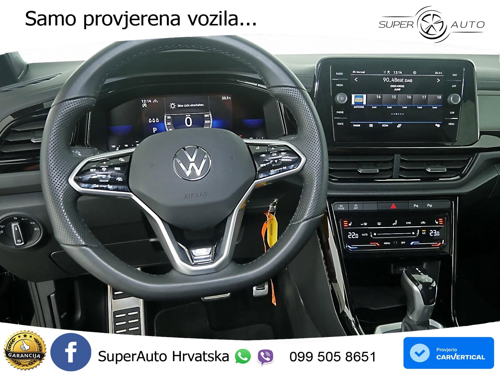 Volkswagen T-Roc 1.5 TSI (150 KS) DSG R-Line LED+GR SJED+ACC