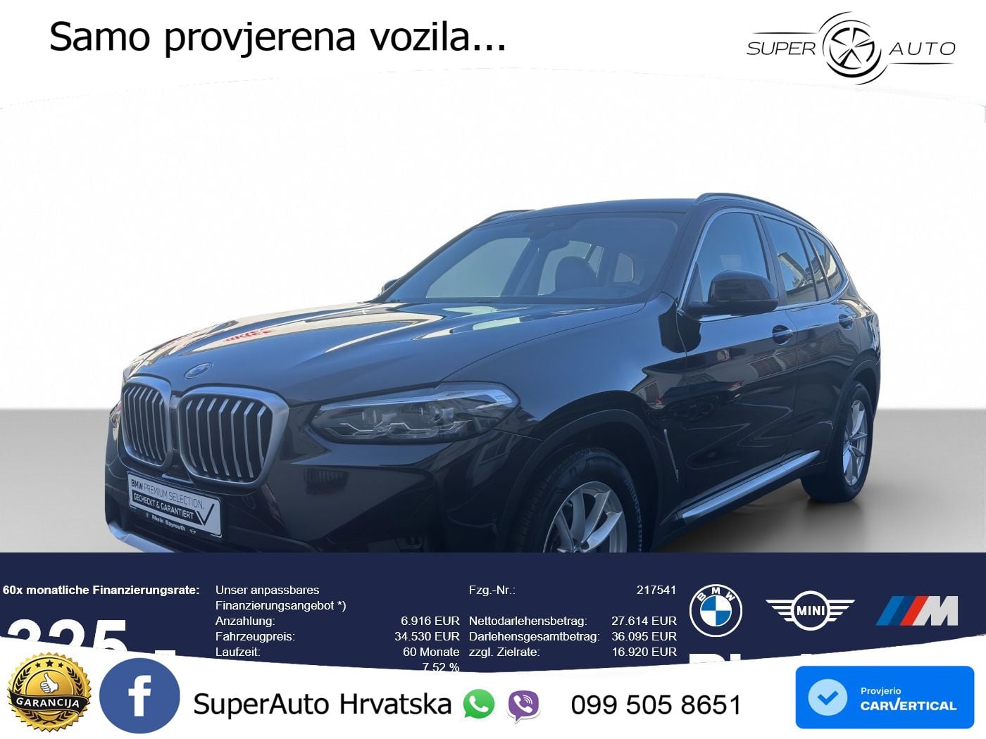 BMW X3 20i xDrive Steptronic LED+GR SJED+ACC