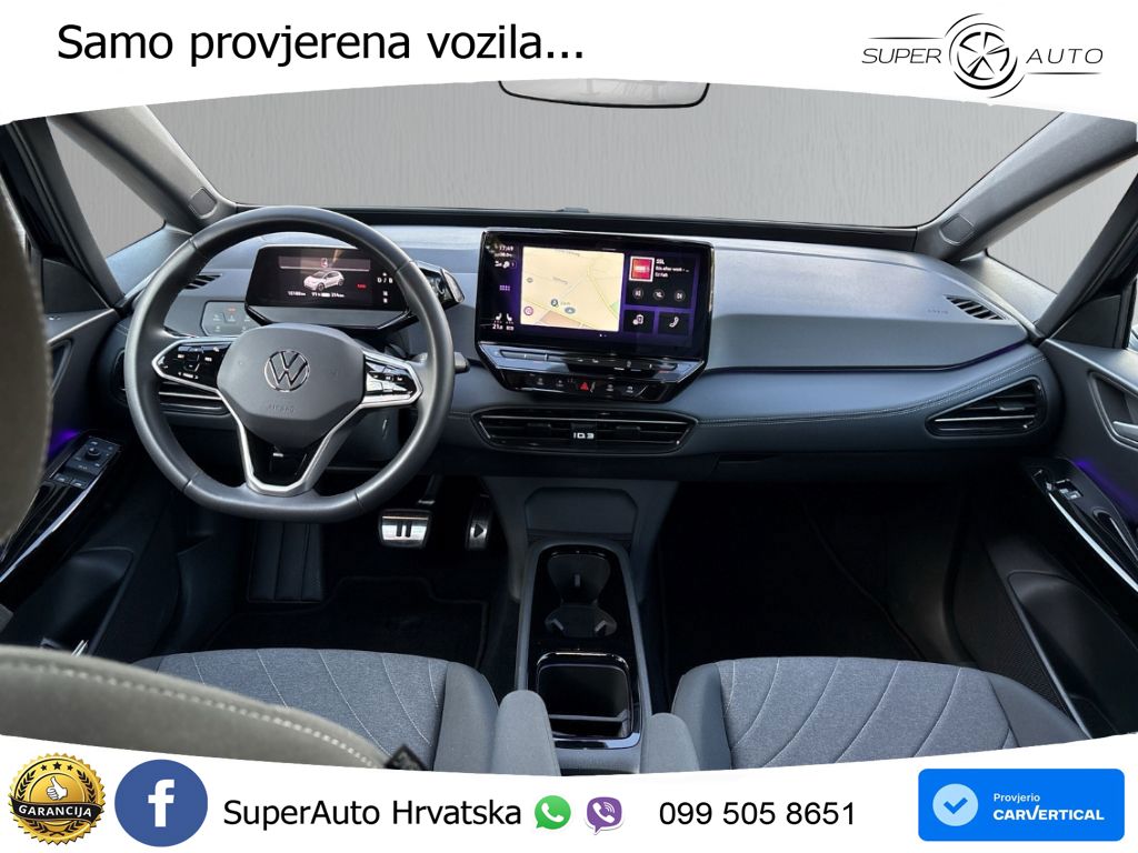 Volkswagen ID.3 Pro 62 kWh (204 KS) LED+GR SJED+ACC