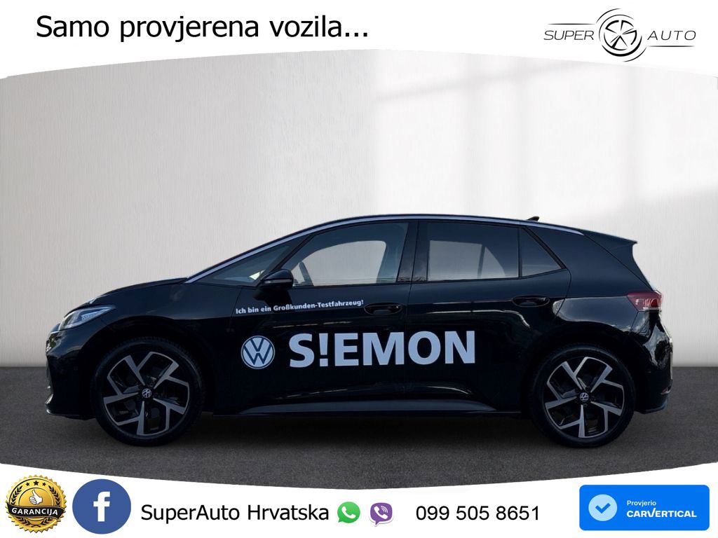 Volkswagen ID.3 Pro 62 kWh (204 KS) LED+GR SJED+ACC