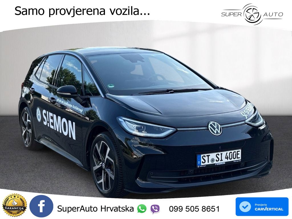 Volkswagen ID.3 Pro 62 kWh (204 KS) LED+GR SJED+ACC