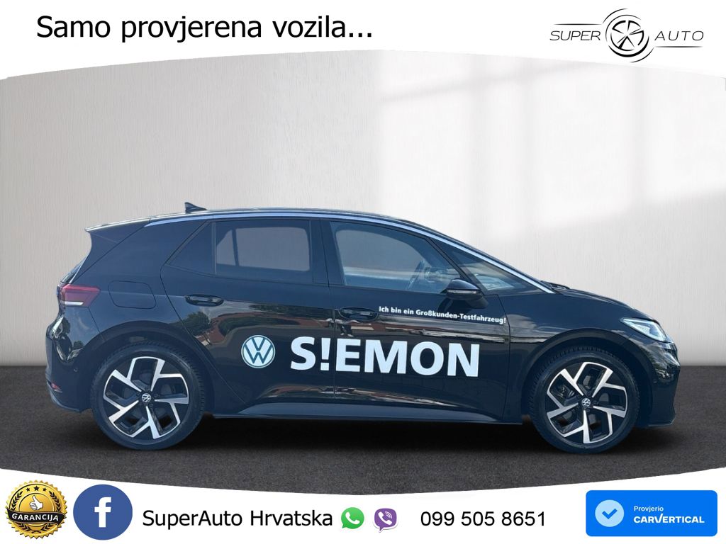 Volkswagen ID.3 Pro 62 kWh (204 KS) LED+GR SJED+ACC