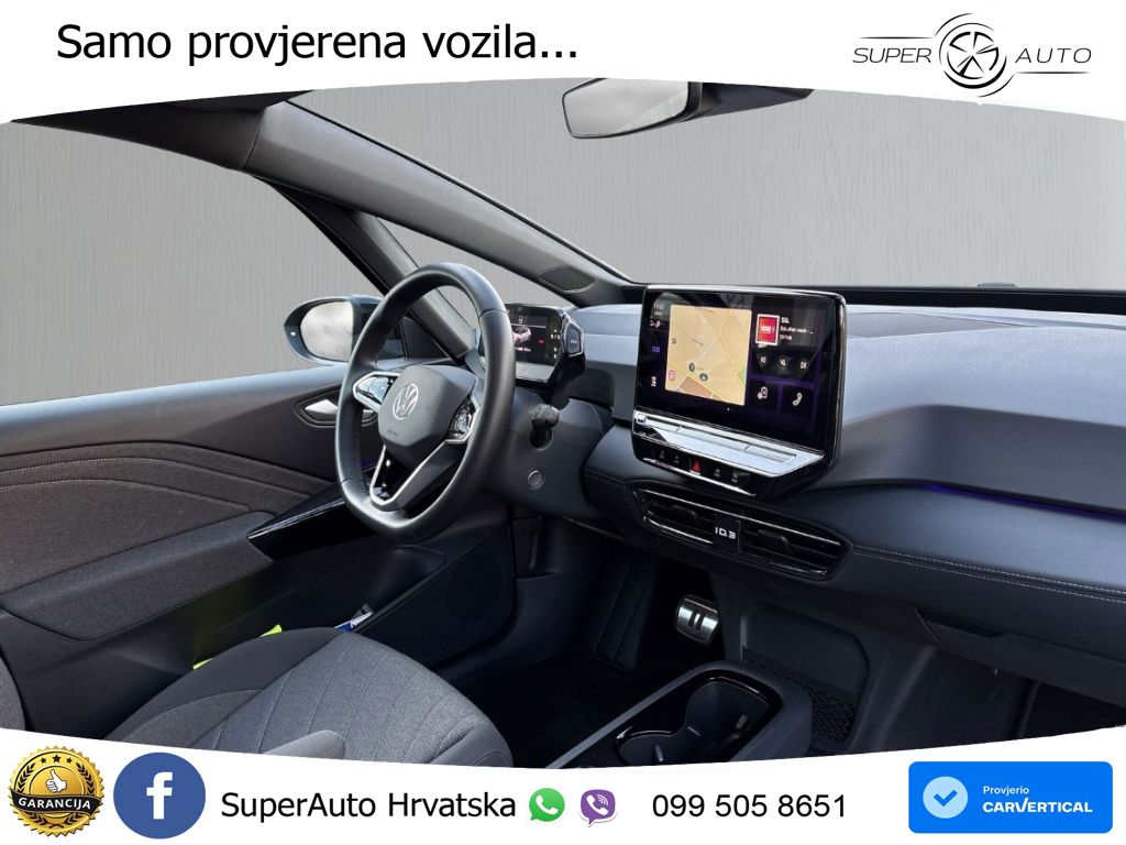 Volkswagen ID.3 Pro 62 kWh (204 KS) LED+GR SJED+ACC