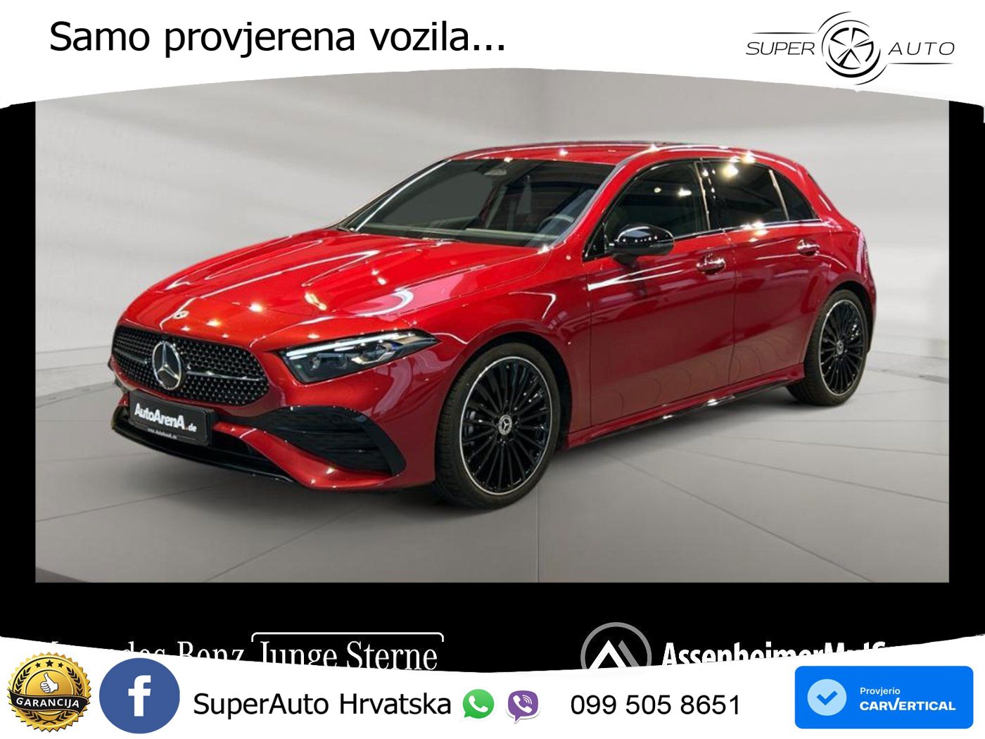 Mercedes-Benz A 200 7G-DCT AMG LED+GR SJED+ACC