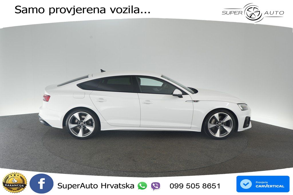 Audi A5 Sportback 45 TFSI (265 KS) quattro S tronic S line LED+GR SJED+ACC