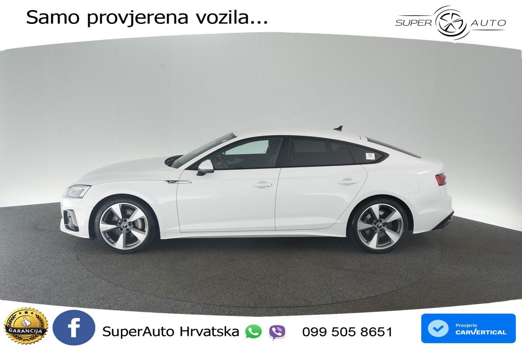 Audi A5 Sportback 45 TFSI (265 KS) quattro S tronic S line LED+GR SJED+ACC