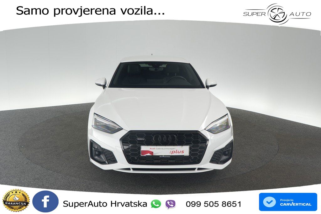 Audi A5 Sportback 45 TFSI (265 KS) quattro S tronic S line LED+GR SJED+ACC