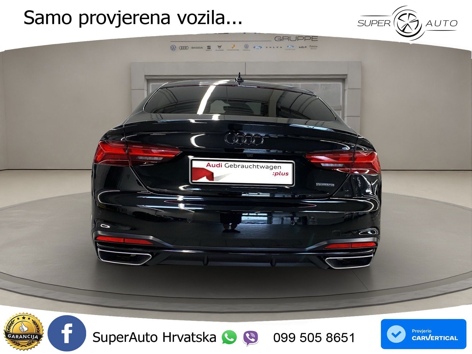 Audi A5 Sportback 45 TFSI (265 KS) quattro S tronic advanced LED+GR SJED+ACC