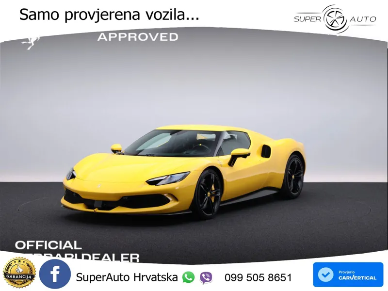 Ferrari 296 GTB 3.0 V6 (830 KS) F1 DCT LED+GR SJED+ACC